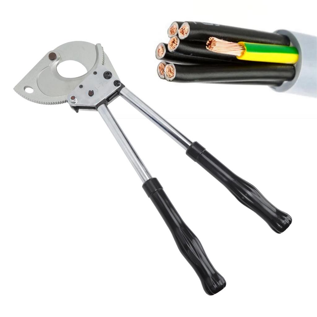 Ratcheting Cable Cutter 750MCM 400mm2 Dia65mm 2.6in Labor Saving Ratchet Wire Cutter