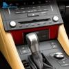 Real Soft Carbon Fiber Sticker For Lexus RC300 RC350 RC200T 2015 2016 2017 2018 2019 2020 2021 2022 Center Console Interior Trim