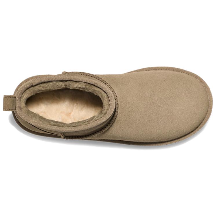 UGG Caldi Stivali da Neve Corti alla Moda Stivali Unisex Marroni 1166732-ALP
