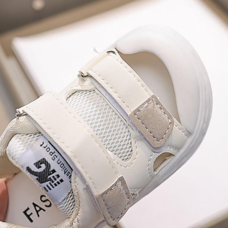 Korean Style Sport Sandals For Children Ergonomics Summer Toddler Shoes Soft-soled Non-slip Beach Sandals For Kids Boys Girls
