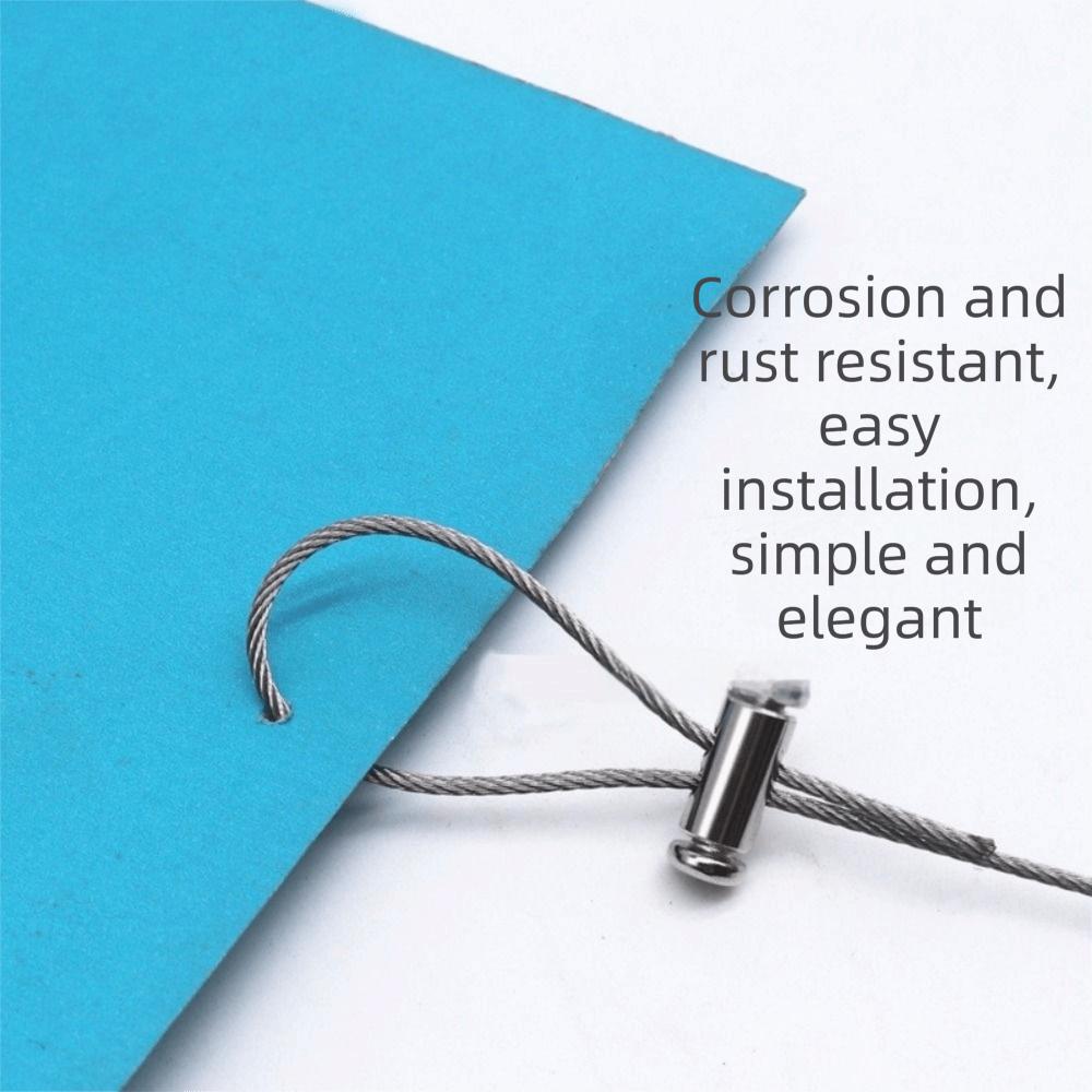 Adjustable Ceiling Sign Hanger Wire 0.5/1/2/3m Hanging Cable Wire Advertising Board