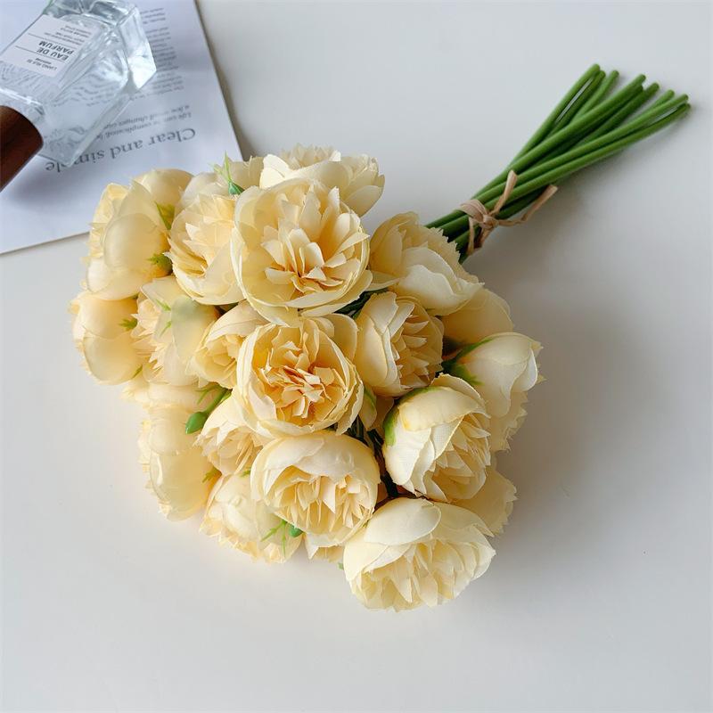Artificial Tea Roses, Miniature Roses, Living Room Decorations, Home Decor, Wedding Decorations, Party Decorations