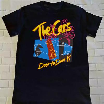 T-shirt noir du groupe The Cars, tailles S à 5XL, pour hommes et femmes, modèle unisexe.