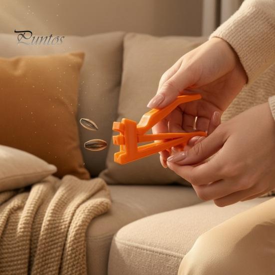 Geruchloses Samenschälwerkzeug Sonnenblumenkerne Schälwerkzeug, 3D-gedruckter Nussknacker, Schälwerkzeug für den Heimgebrauch, Einfaches Schälen, Ergonomischer Melonenöffner für tragbares Gerät