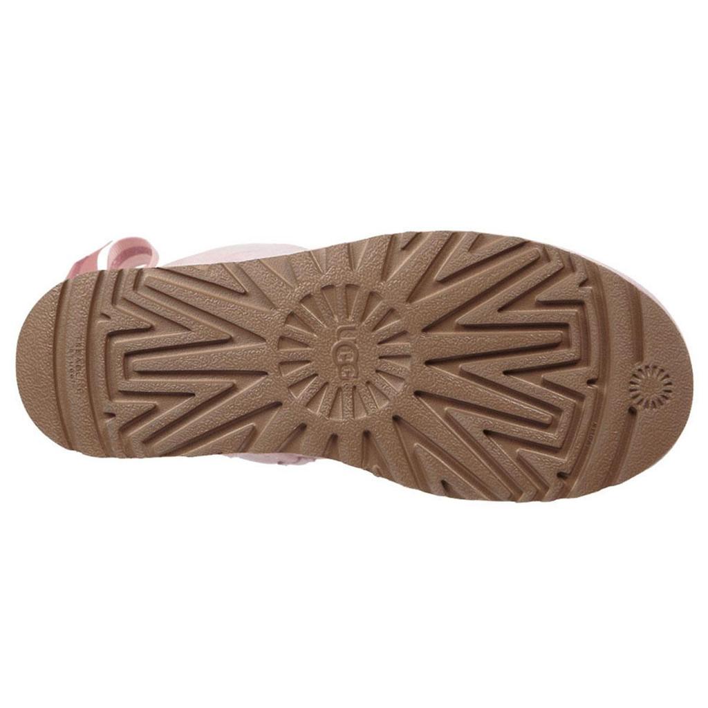 UGG Customizable Bailey Bow Short Fleece Lined Pink Red Women's 1098075-SLPN
