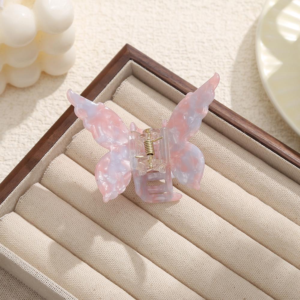 French Style Acetate Butterfly Hair Claws Colorful Hair Styling Tools Accessories Retro Elegant Hair Clamps Women Sweet Hairpins