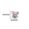 5Pcs Christmas Alloy Nail Accessories Mini Colored Bow Bell Rhinestones Jewelry Nail Art Charms Decorations 3D Flat Back Parts