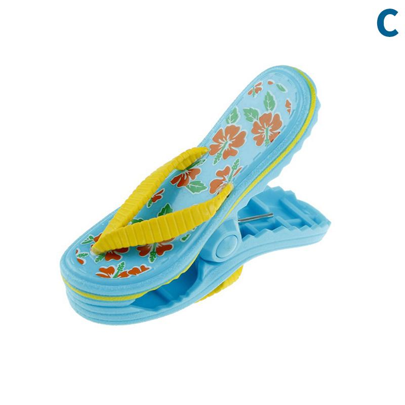 1 Plastic Beach Towels Clips For Sunbeds Sun Lounger Animal Decorative Clothes Pegs Pins Large Size Drying Racks Various styles