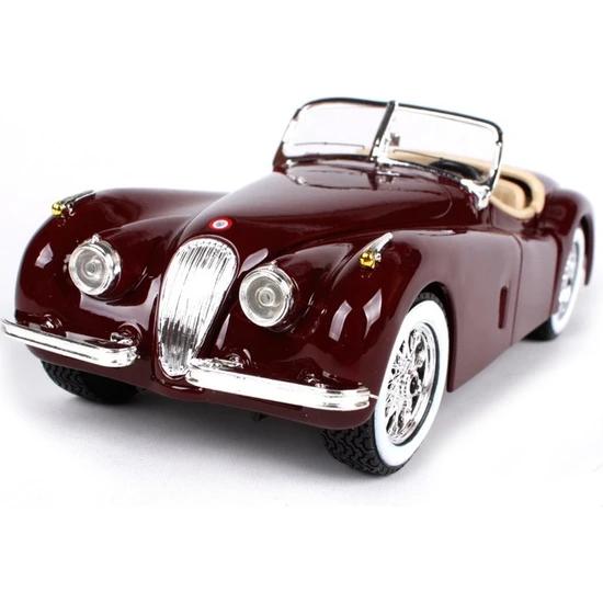 

1/24 Ölçek 1951 Jaguar XK 120 Roadster Klasik Model Araba - Kırmızı