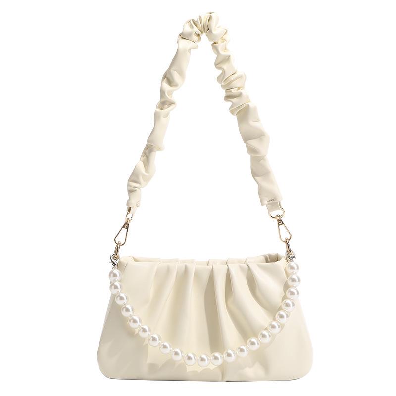 2026 High-End Soft Leather Cloud Bag: Women's Chain Pleated Shoulder & Crossbody Bag