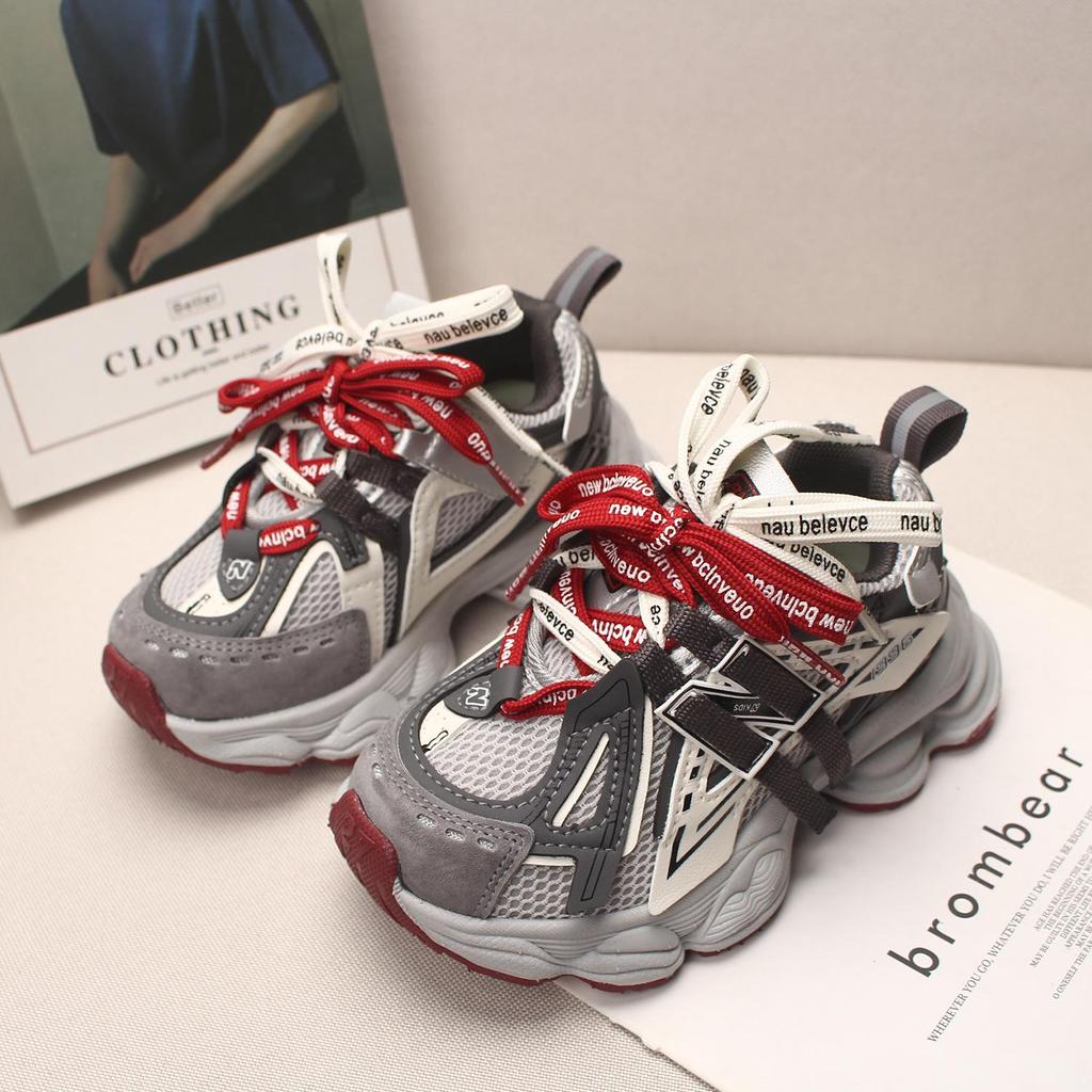 2026 Spring Kids' Trendy Sports Shoes - Breathable Mesh Sneakers for Boys & Girls