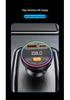 Fast Charging Bluetooth Car Charger & FM Transmitter with MP3 Player and Hands-Free Function