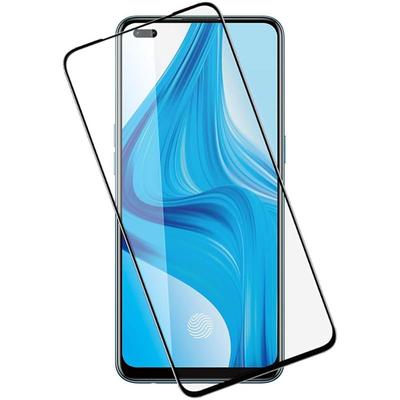 Careflection Premium Hd Plus Tempered Glass Screen Protector Guard For Oppo F17 Pro Black