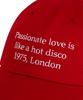 Tepoleu Lettering 1975 Ball Cap - Red