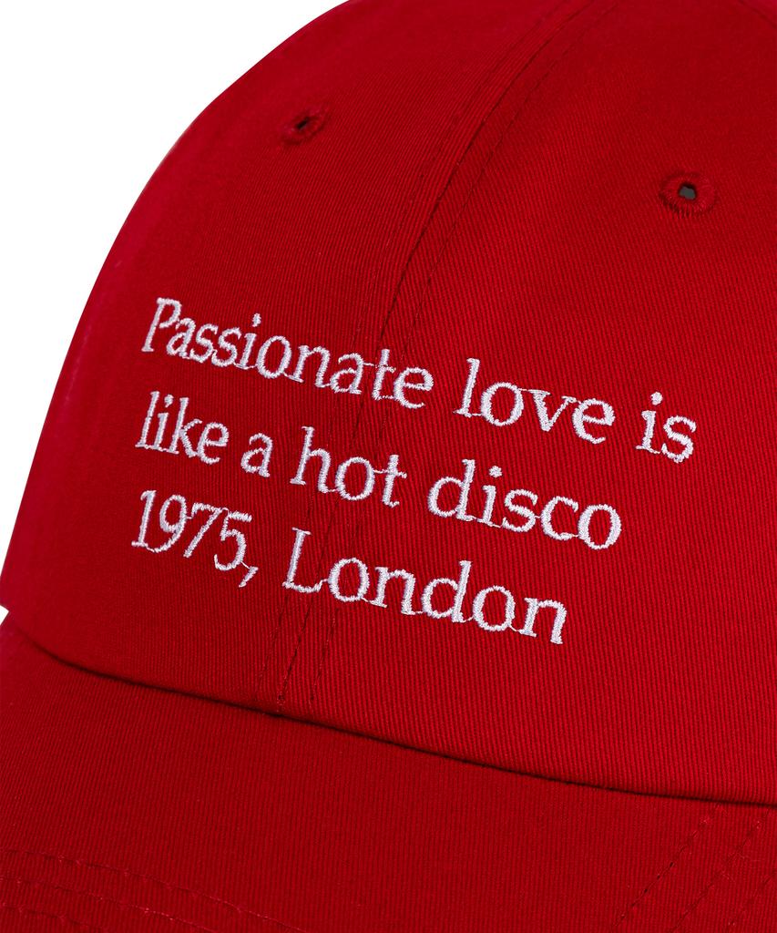 Tepoleu Lettering 1975 Ball Cap - Red