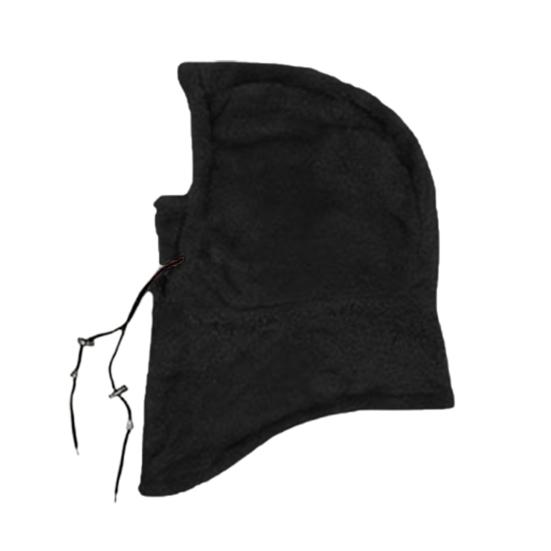 Yousheng Skiing Hat Waterproof 3-in-1 Thickened Fleece Lining Outdoor Riding Headgear Adjustable Drawstring Snowproof Thermal Hood