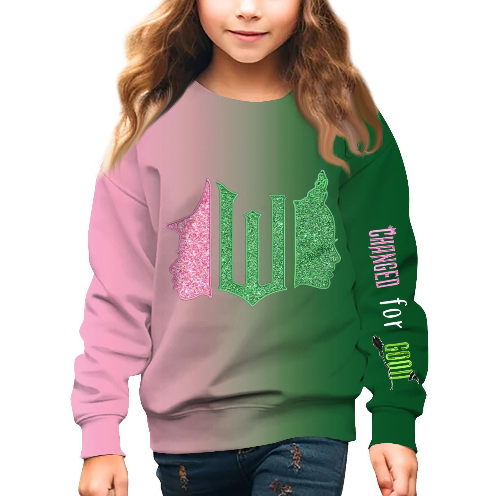 

Свитшоты Wickeds для девочек, рубашки для малышей, свитера Wickeds, топы для детей 2–12 лет 100