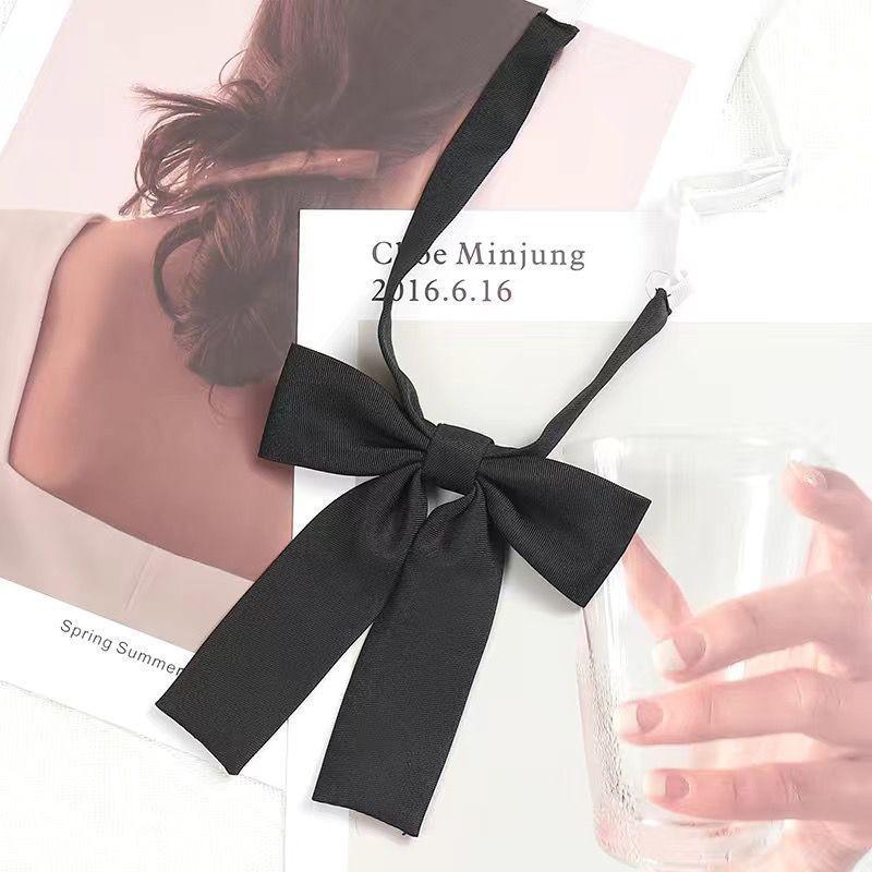 Japanese School Uniform Bow Tie For Girls Polyester Accessory With Elegant Design For Students