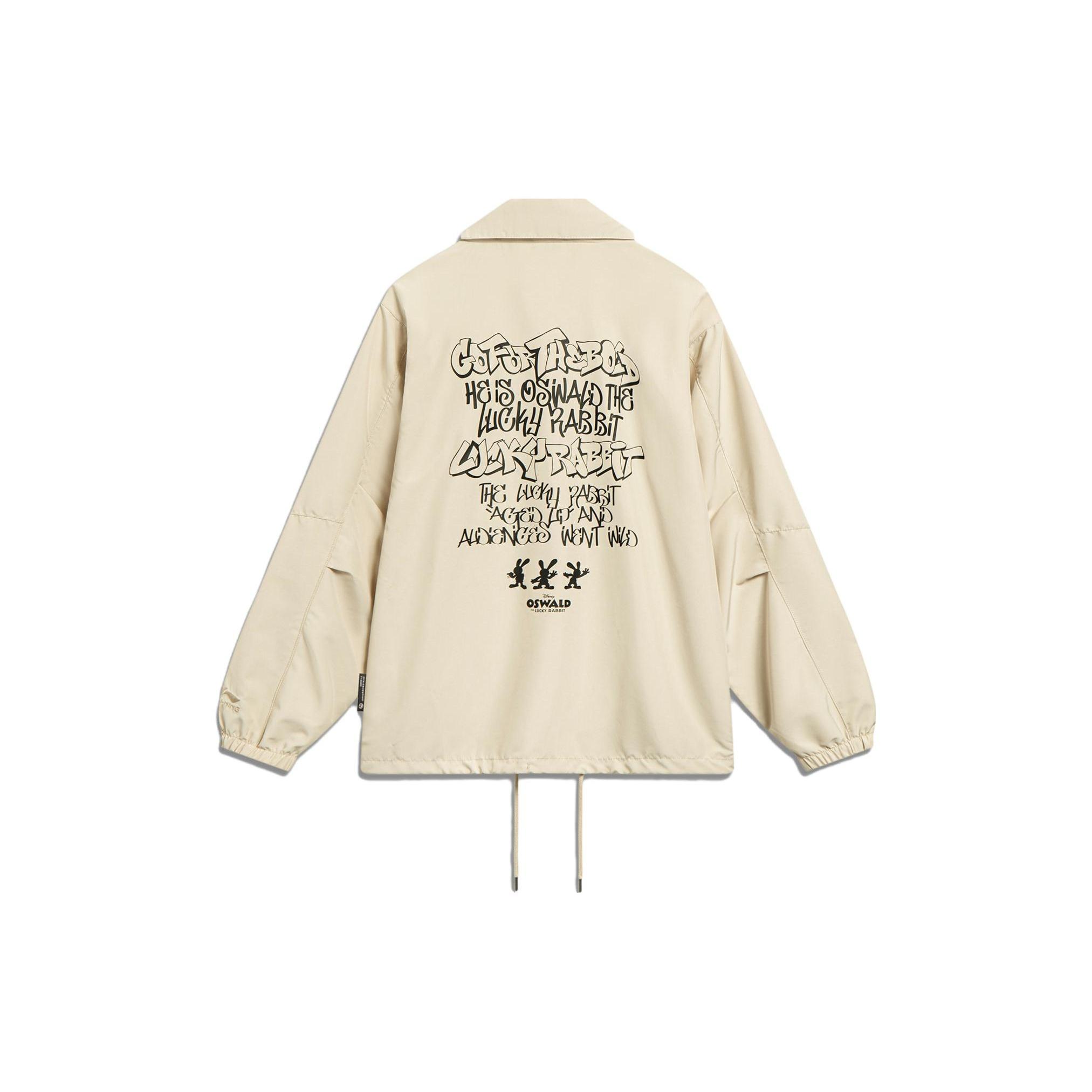 Li-Ning x Disney Oswald Graphic Jacket  Light Brown  Men s AFDT305-1 XL