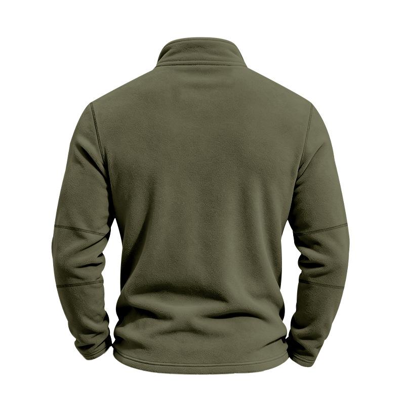 Men Zipper Sweatshirts Quarter Zip Pullover Half Zipper Hoodie Men Gym Man Autumn Solid Men's Sweatshirt Coat