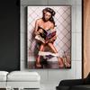 Leinwandbilder Sexy Frauen Lesen Zeitschriften Auf der Toilette Poster Drucke Wandkunst Bilder für Badezimmer Toiletten Dekoration Cuadros