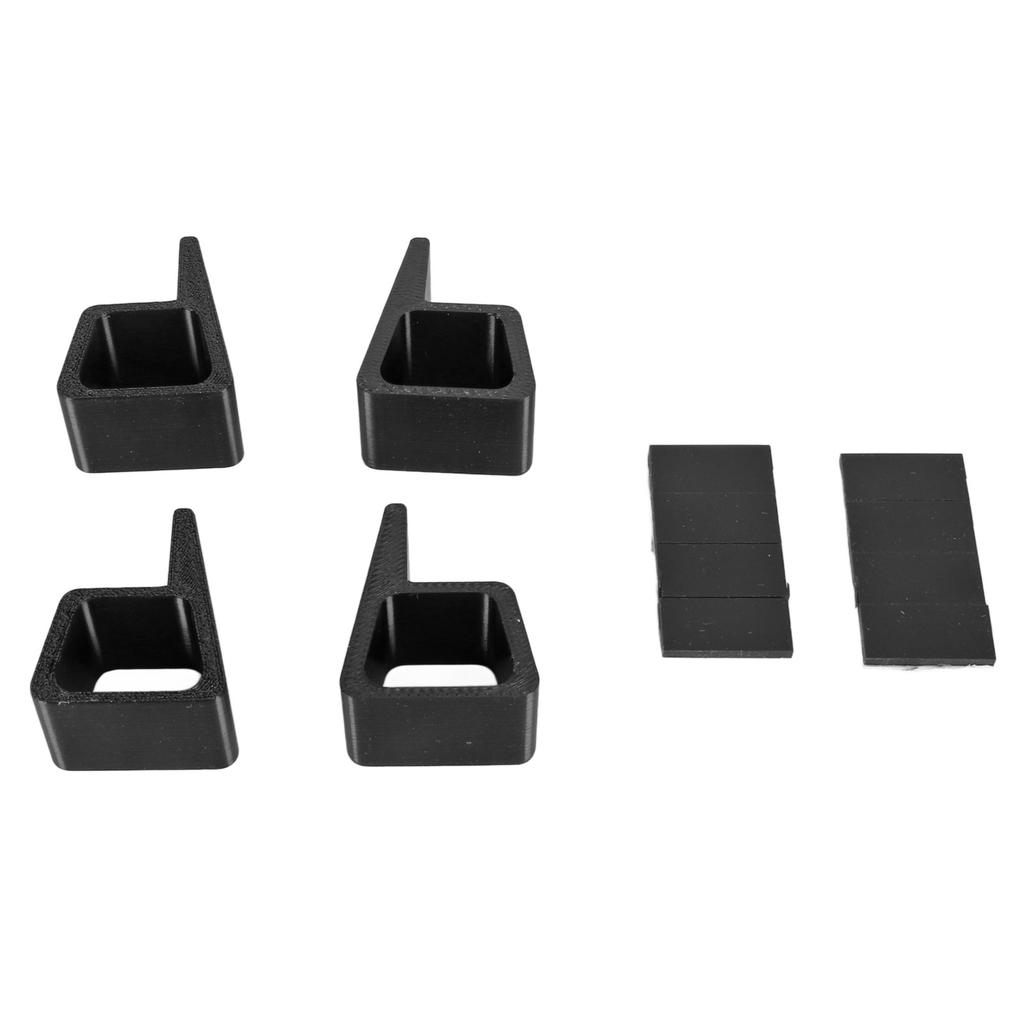 4pcs Game Console Horizontal Version Heightening Bracket Slip Resistant Wear Proof Accessories for Xbox One S X Black