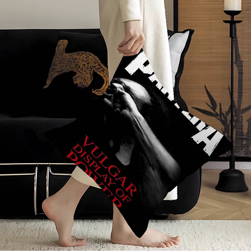 P-Pantera Rock Band Cushion Cover Polyester Sofa Cushions Decorative Throw Pillows Home Decoration Pillowcover