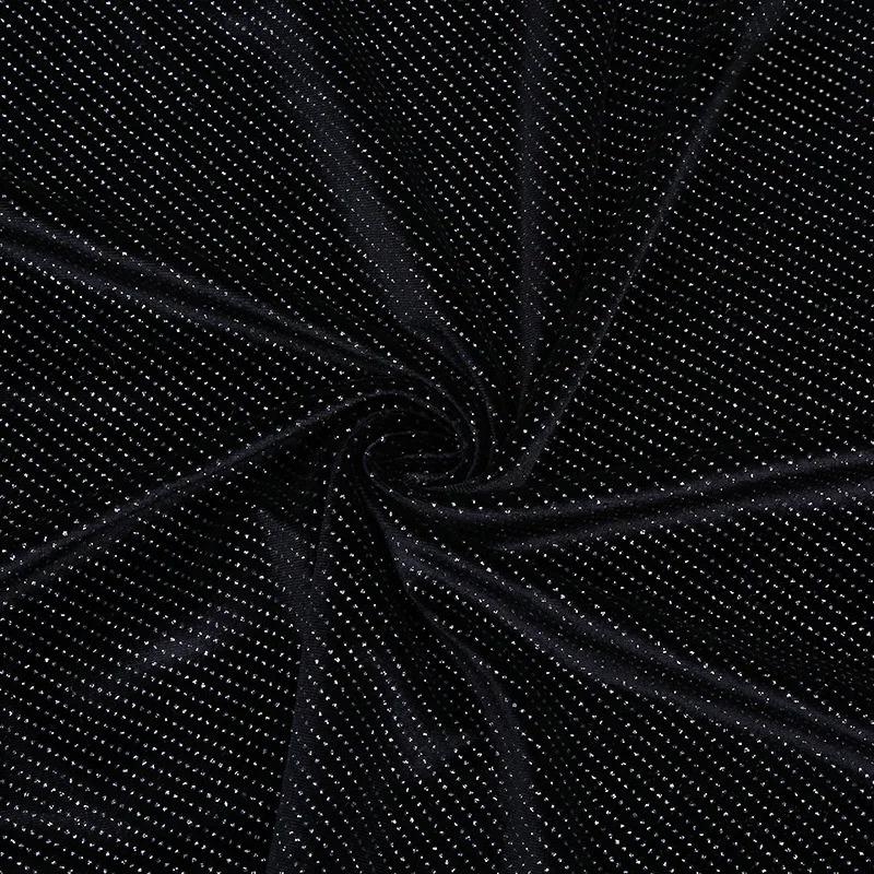 Velvet Gold Hot Stamping Fabric Silver Starry Stripes Star Bronzing Fabric for DIY Dress High-End Bride Dresses Sewing Cloth