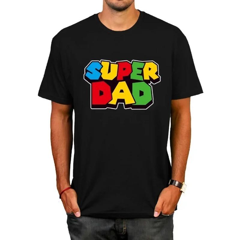 2025 New Super Dad Summer T-shirt Super Dad Men T-shirt Father's Day Gift