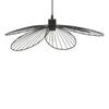 Fleur Hanging Lamp, Black, Metal, Flower-Shaped Lampshade