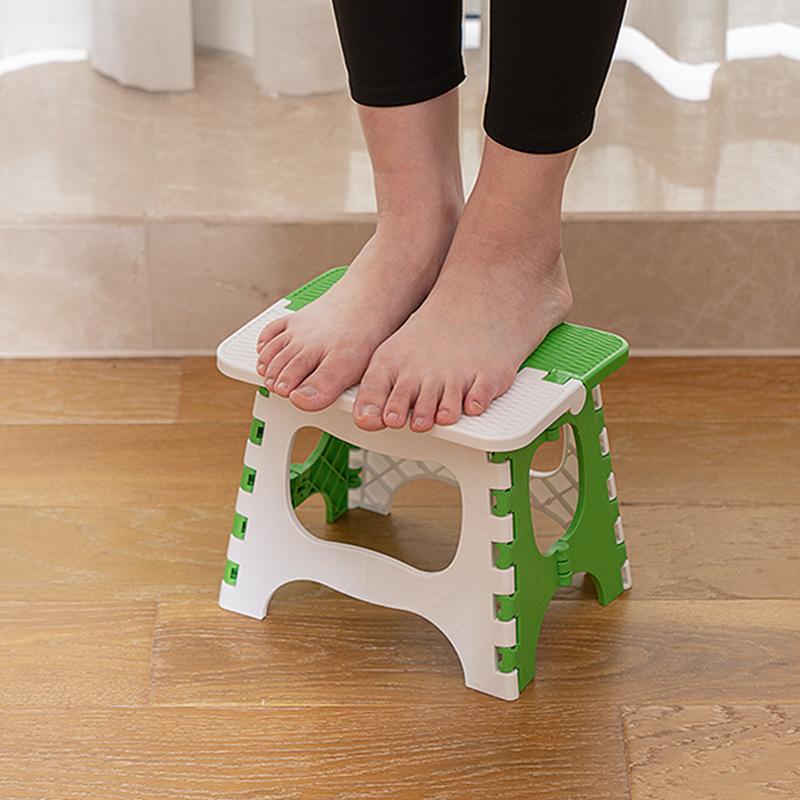 Plastic Folding Stool Adult Children Folding Small Stool Outdoor Portable Fishing Stool Bench