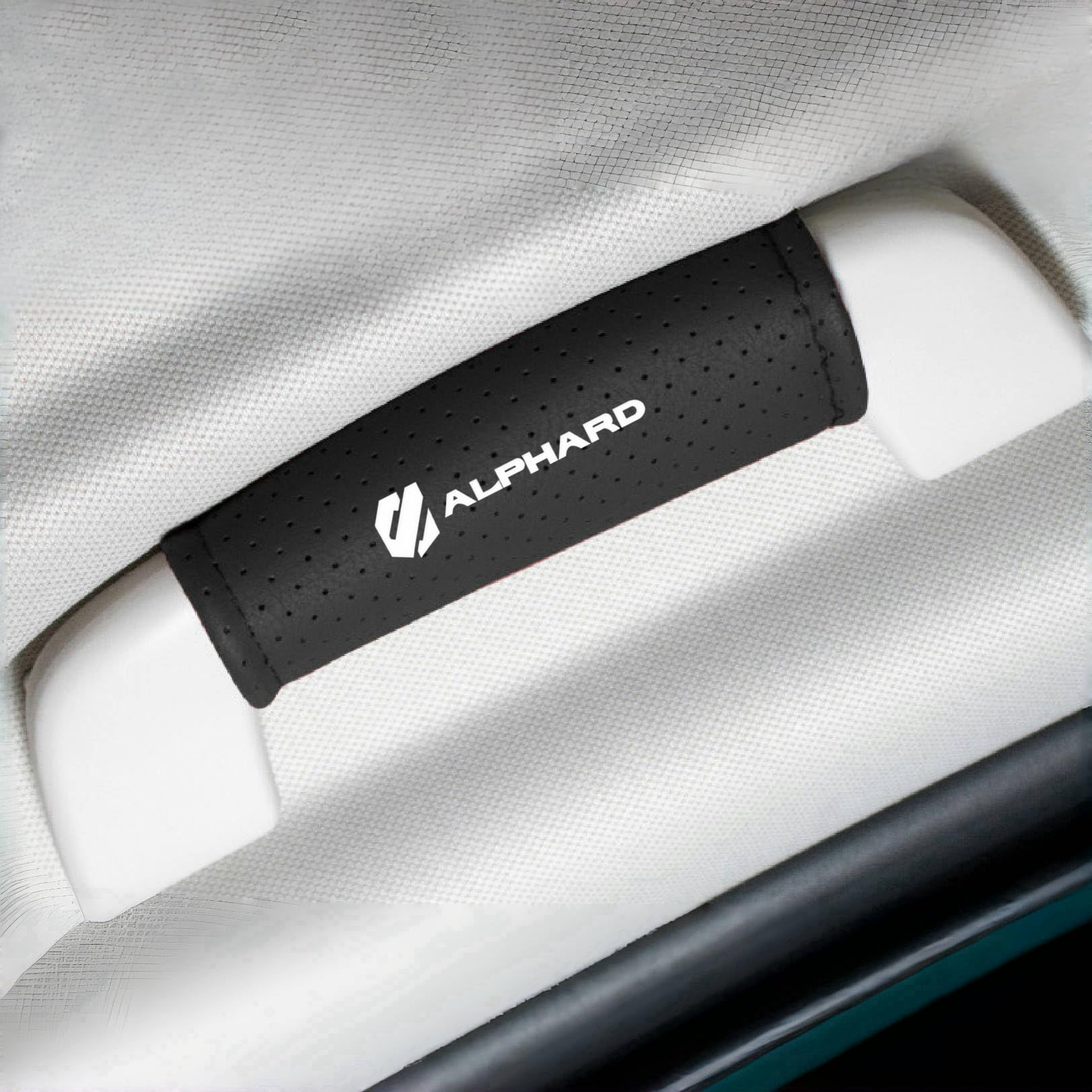 

Применимо к Alphard Защитная крышка ручки на крыше автомобиля Тип на липучке alphard application чёрный