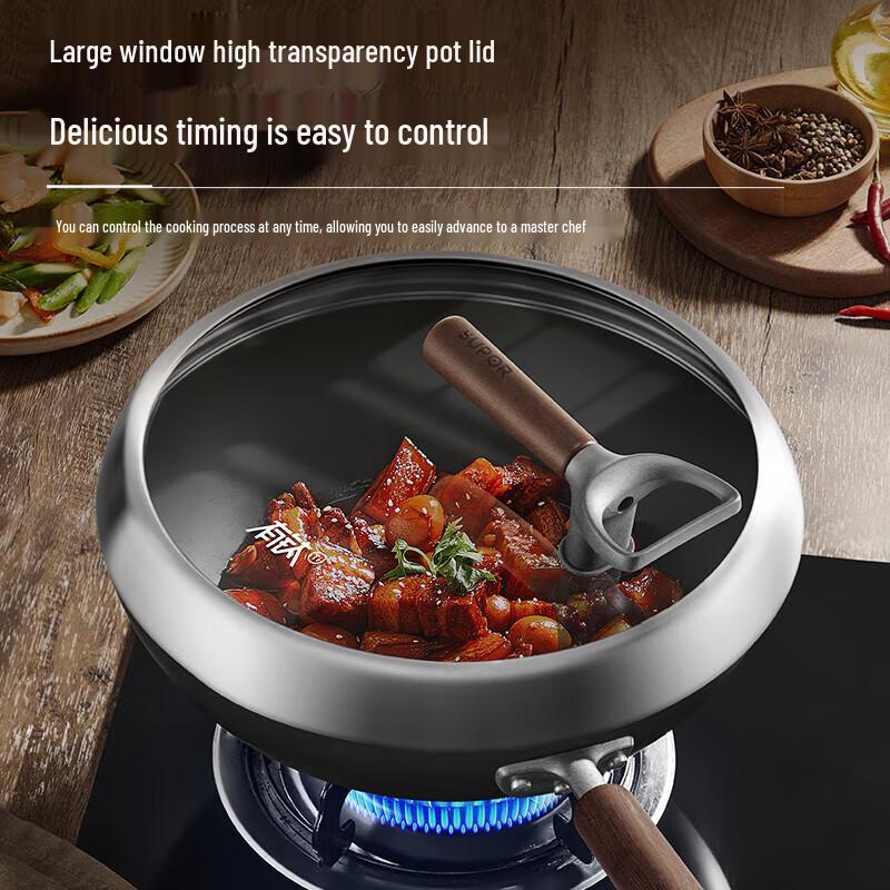 SUPOR Titanium Iron Non-stick Wok
