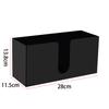 Countertop Paper Towel Dispenser Acrylic Paper Towel Holder Folded Napkin Dispenser Tissue Dispenser for for Kitchen Bathroom