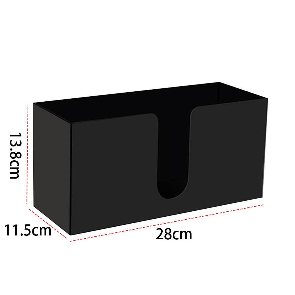 Countertop Paper Towel Dispenser Acrylic Paper Towel Holder Folded Napkin Dispenser Tissue Dispenser for for Kitchen Bathroom