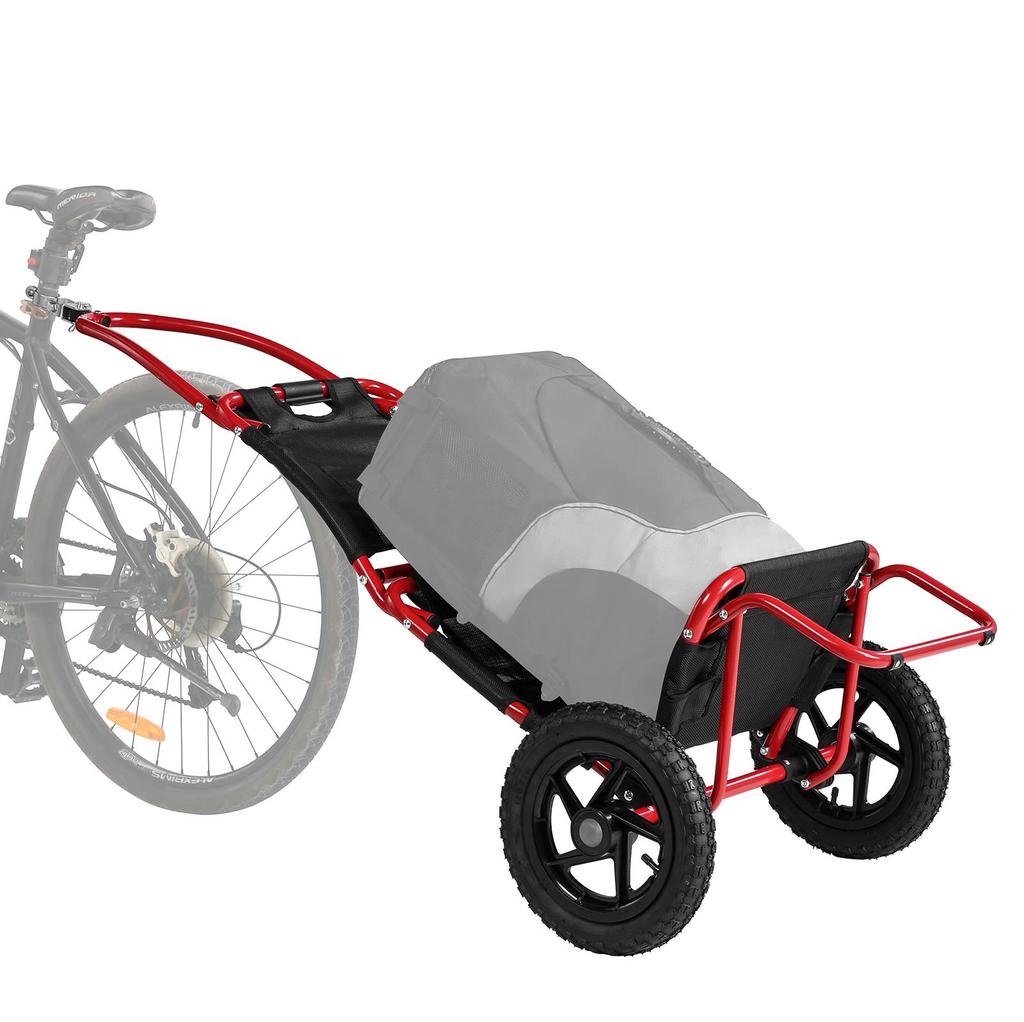 Sepnine 8009T Foldable Bicycle Cargo Trailer 20 Kg Max Load Fast Folding Easy Storage Space-Saving Ideal for Daily Family Use and Portability