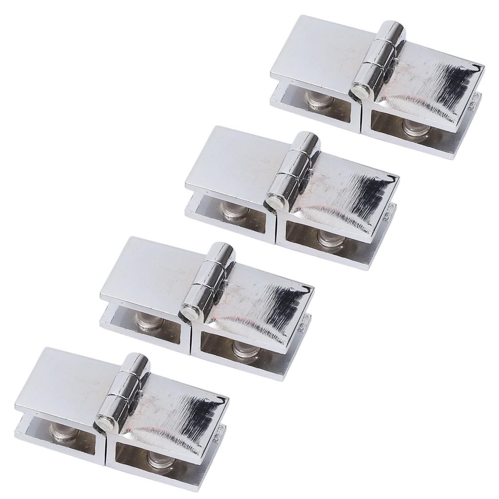 Vielfältige Verwendung Mit Diesem Satz Aus Vier Verstellbaren Duschglas-Türscharnieren Passend Für Breiten Zwischen Fünf Und Acht Millimetern