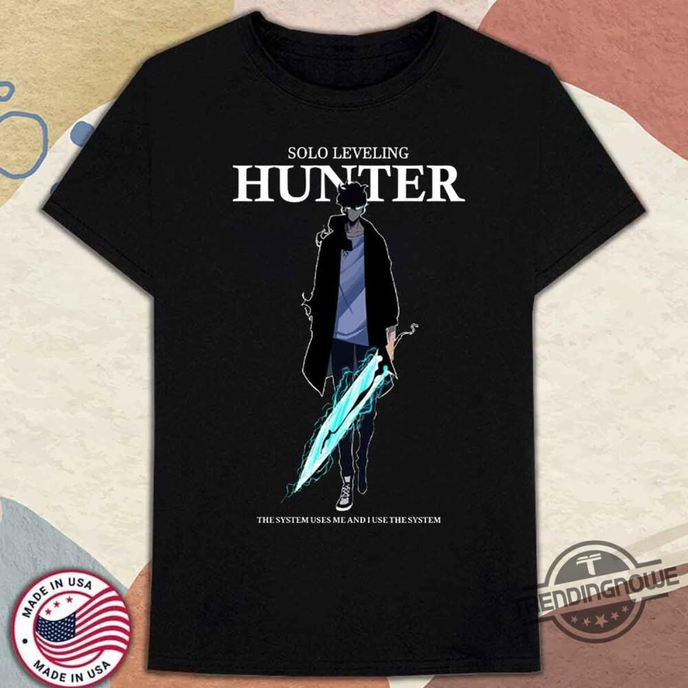 Solo Leveling Shirt Arise Sung Jin Woo Hunter Shirt Unisex T-Shirt XXXXL