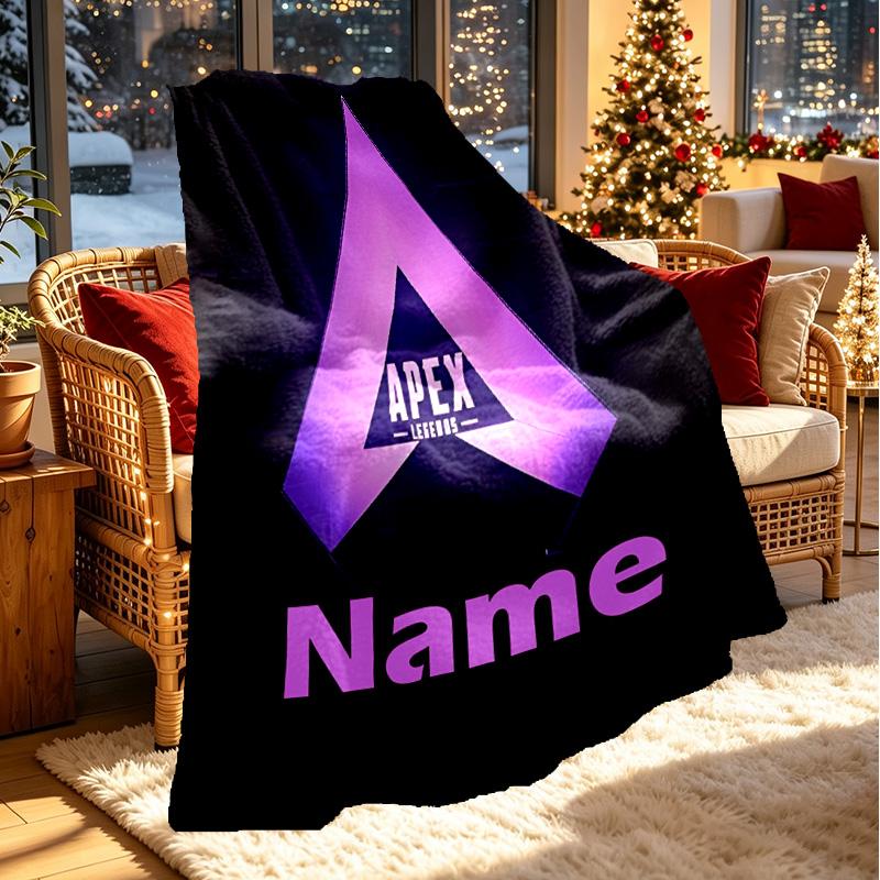 Custom Name Personalized Apex Legends Print Blanket, Home Decor, Bedroom, Sofa, Camping, Couch, Gifts for Birthday Christmas