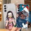Anime Cartoon vzorované měkké průhledné silikonové pouzdro pro Samsung A55 M35 S24 Xiaomi Redmi Note 13 Poco C65 iPhone fotoaparát nárazuvzdorný ochranný kryt