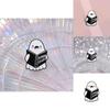 Ghost Eyecatching Brooch Pin Quirky Cartoon Metal Badge Decorative Gift Halloween