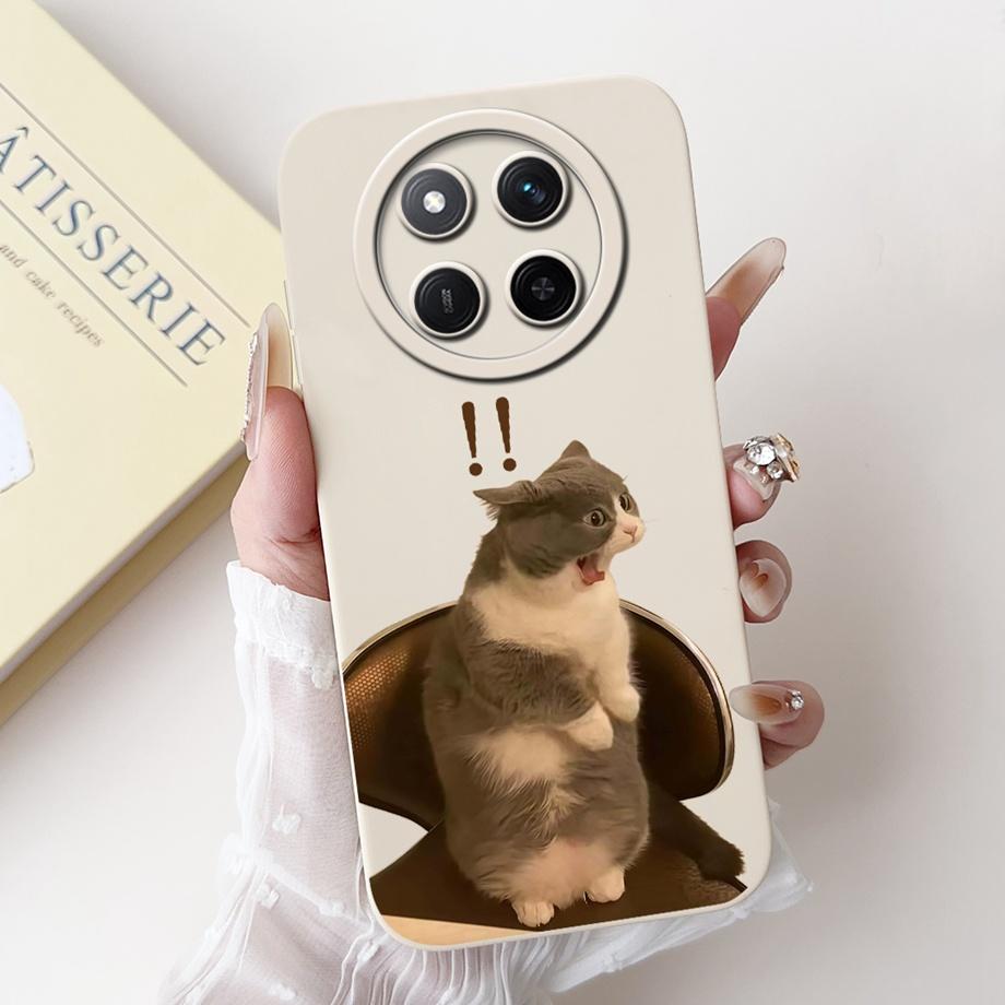 Pour Honor Magic 7 Lite 7 Pro Magic7 Coque de téléphone Magic 5 Lite 6 Lite Housse arrière Silicone Liquide Souple Funda Animaux Mignons Dessin Animé