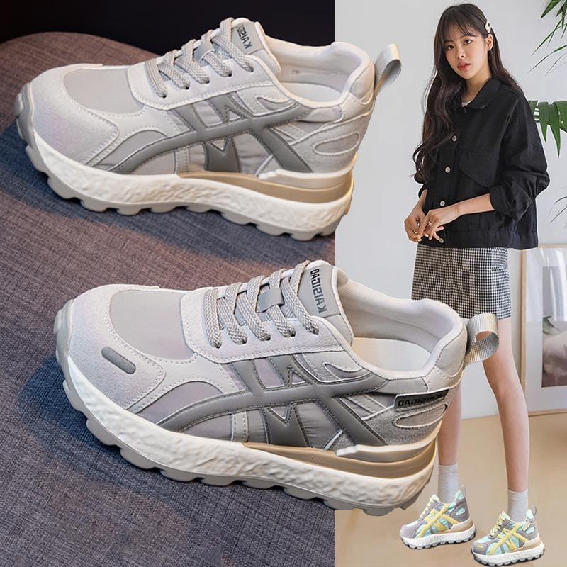 Dames ademende mesh schoenen voor de herfst casual schoenen kleine mensen verhogen casual hoge waarde