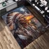 Native American Print Rug - Home Decoration Carpet For Living Room Bedroom Flooring Computer Chair Area Rug