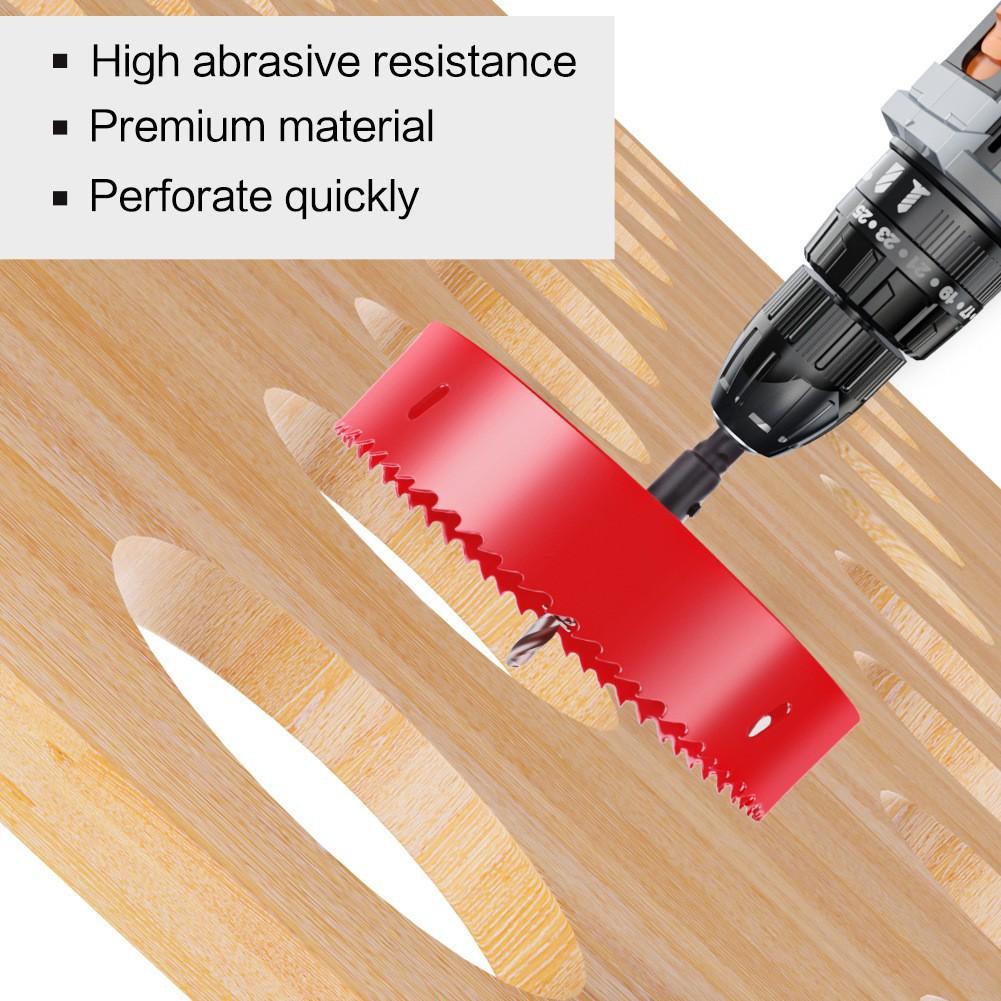 M42 Bimetal Large Size Hole Opener 100mm Iron Pipe Aluminum Gypsum Board PV Drill Bit Hole Saw