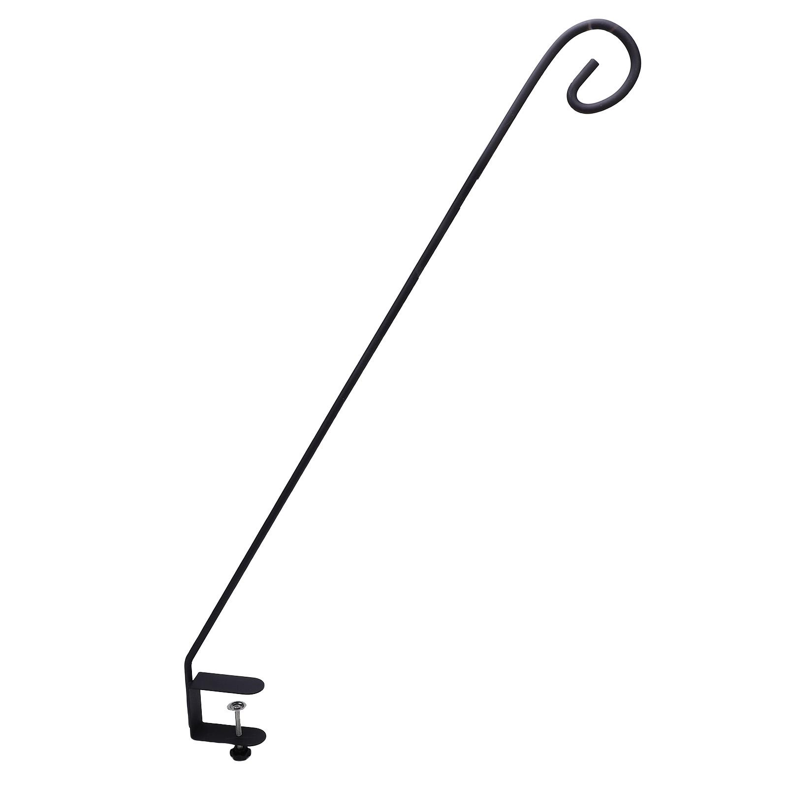 

Крючок для кормушки для птиц 32 дюйма, крепление на перила, регулируемый кронштейн-подвес для растений, для уличных фонарей, музыкальных колокольчиков