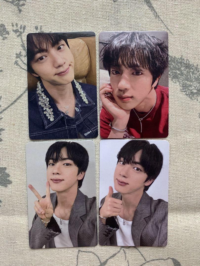 

[USED] BTS RUNSEOKJIN_EP.TOUR Limited Edition Bonus Korean Trading Cards Jin 4 Cards
