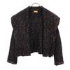 Made In Japan Wool Blend Long Sleeve Knit Cardigan Large Collar Women Used