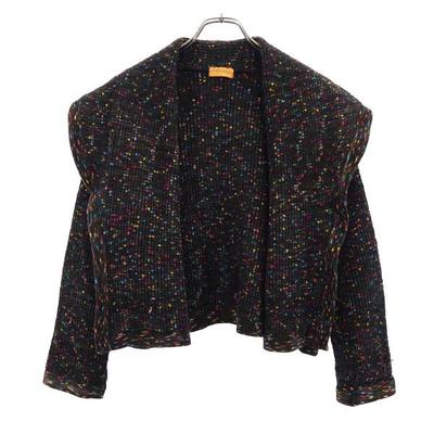 90s Made In Japan Wool Blend Long Sleeve Knit Cardigan Women Used