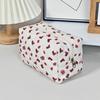 Large Capacity Little Bear Print Makeup Bag – Portable Girlish Polyester Toiletry Storage